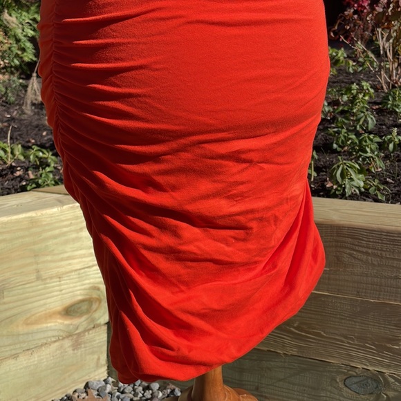 Boden Crossover Ruched Dress - Picture 9 of 11